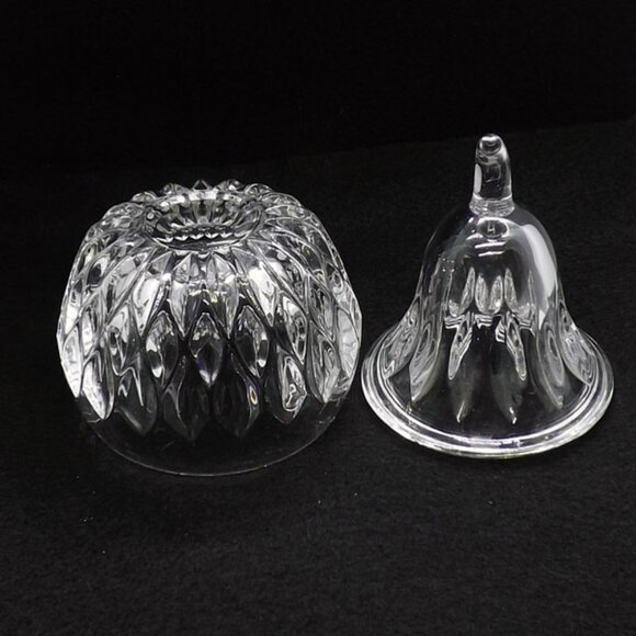 Lead Crystal Pear Shaped 2pc Condiment Dish - Picture 4 of 5